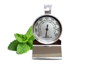 Quality Heat Resistant Tempered Glass Hanging Oven Thermometer 150 - 550F / 100 - 250C wholesale