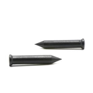 Quality ABS HF 13.56MHz Black For Wood Identification Waterproof 40*12mm Nail Tag wholesale