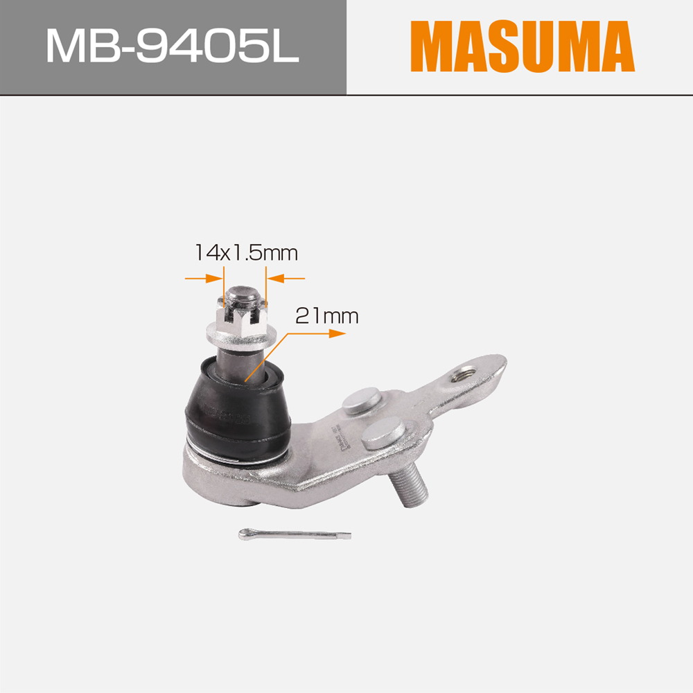 Ball Joint for DAIHATSU ALTIS ACV40N MASUMA MB-9405L 43340-39545 43340-09040 43340-09100