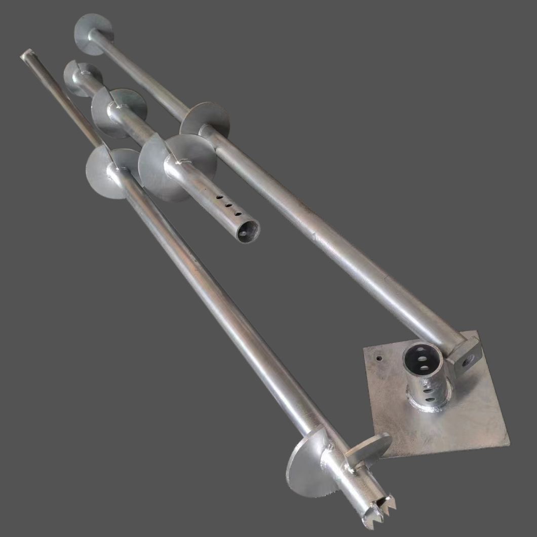 Prefabricated High Strength Metal Galvanized Steel Ground Helical Screw Anchor Bolt
