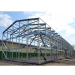 Customized Steel Structure Warehouse , Prefab Steel Buildings Construction