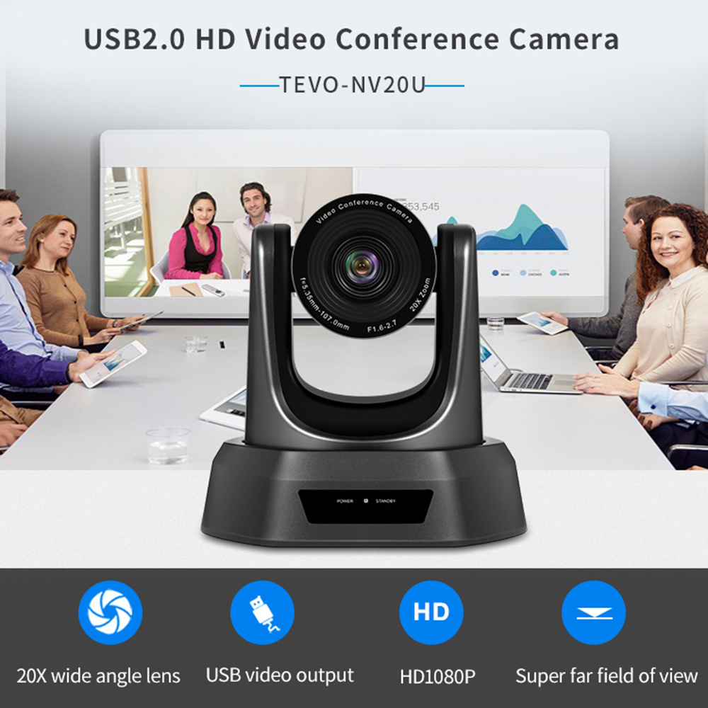 20 Zoom Video Conference Camera Sensor PTZ Camera for Church