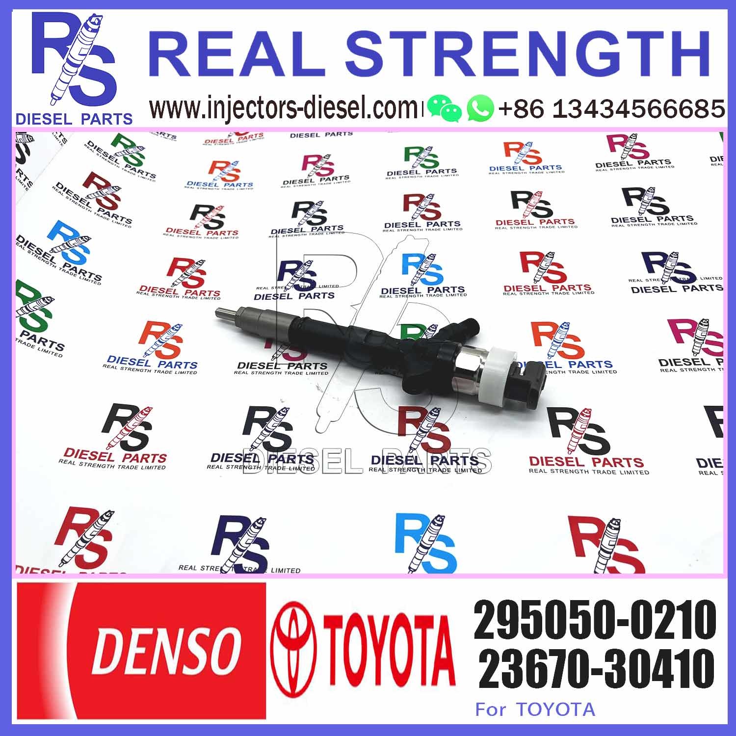 Hot Selling Genuine New Diesel Fuel Injector 295050-0460 295050-0200 For Toyata Car 23670-30400 23670-30440 23670-39435