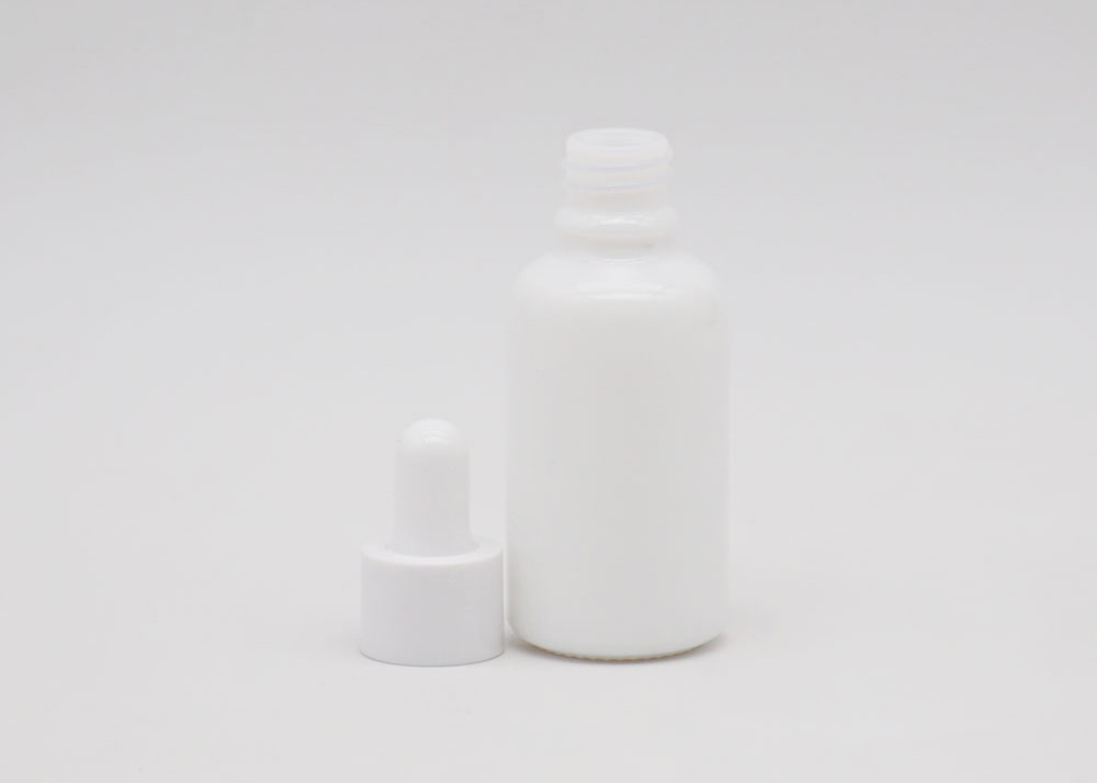 30ml Cylinder Cosmetic Oil Glass Bottle With Various Droppers