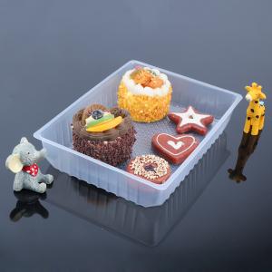 Quality 4cm FDA Microwavable Disposable Plastic Food Tray For Packaging wholesale