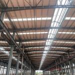 Industrial Galvanised Structural Steel Frame Construction , Pre Engineered