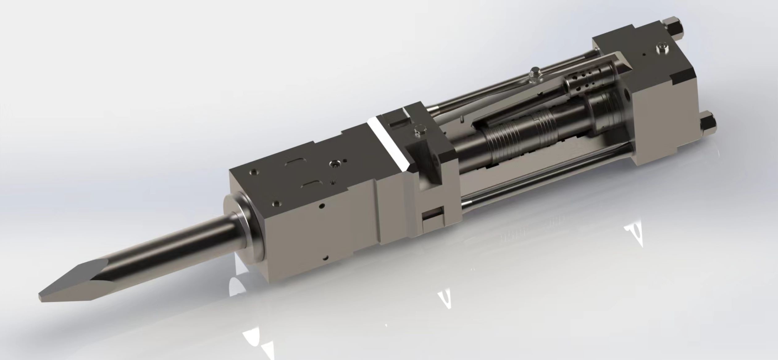 Durable Pure Liquid Explosive Rock Hammer With High Strike Force