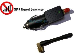 Quality Automobile Mini Cell Phone GPS Jammer Anti 1575MHz GPSL1 Tracking Cigar Lighter wholesale