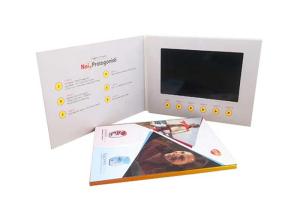 Quality 4.3 Inches Automatic LCD Invitation Card 1-2 Hours Video Playing wholesale