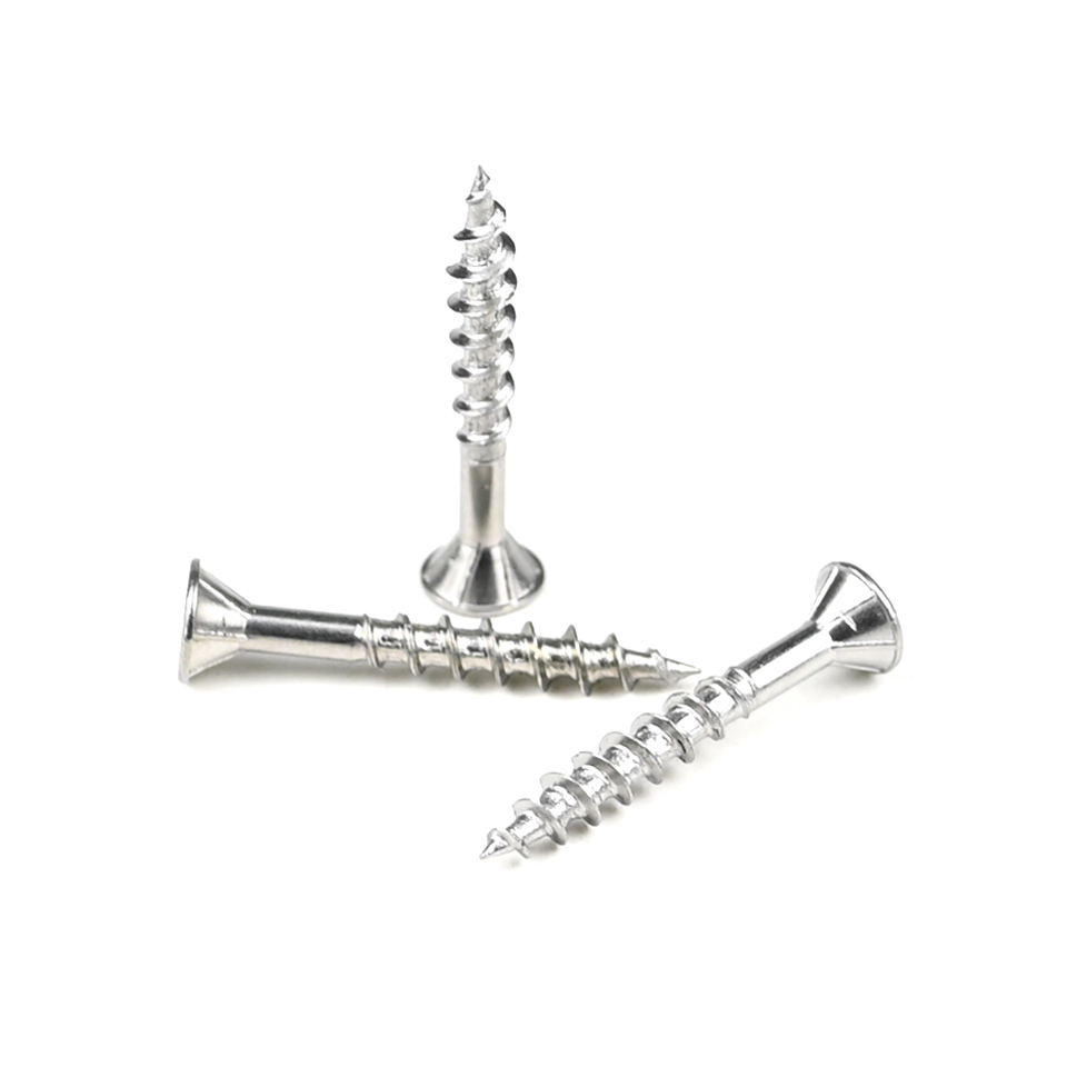 Ruspert Finish 25mm Phillips Flat Head Wood Chipboard Screw for Furniture Installation