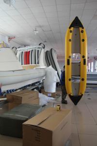 Quality Inflatable Fishing Kayak For Single Person , Better View Transparent Canoe Kayak wholesale