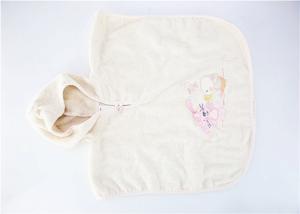 Quality 0-9M Toddler Hooded Bathrobe , Water Absorption Babies Towelling Bathrobes wholesale