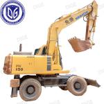 Origin Japan PC150W Used Komatsu Wheel Excavator PC150W Excavator Secondhand