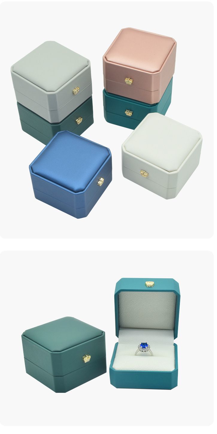 China Manufacturer Wholesale Custom Logo Printing Luxury PU Jewelry Box Portable Travel Earring Jewelry Storage Bag Double Storage Box