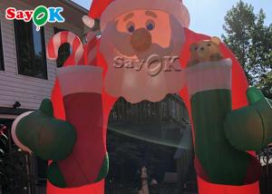Quality Inflatable Christmas Arch Outdoor Yard Decor Inflatable Santa Claus Archway wholesale