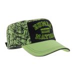 Customization Green Embroidered Cadet Hat Adjustable Outdoor Fashionable