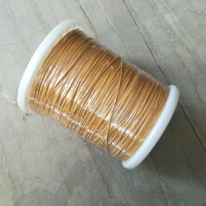 Quality 0.1mm TEX Yellow Triple Insulated Winding Wire Fine Magnet Copper Wire TIW For Swithing Power Transformers wholesale
