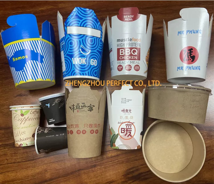 PE Coated 140-350GSM Paper Plate And Bowl Making Machine For Convenient Noodle Bowl