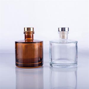 Quality Frosted Brown Glass Aroma Diffuser Bottle Transaprent Aroma Oil Bottle wholesale