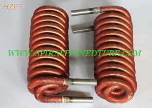 High Thermal Conductivity Copper Tube Coil Tin plating with extruding process