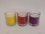 The newest scented glass candle