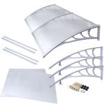 Waterproof PC Door Canopy Aluminum Bracket Resisting High Temperature