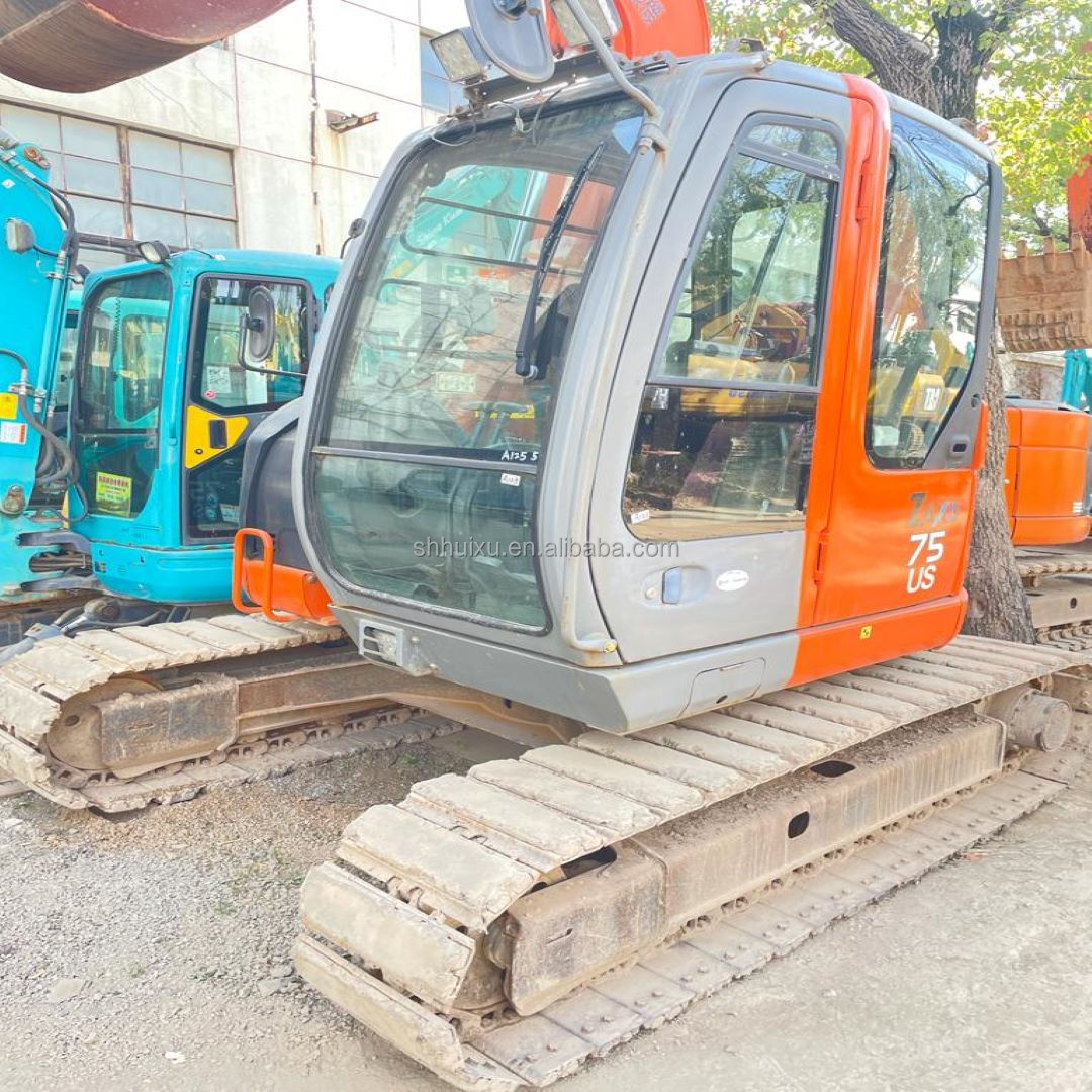 hydraulic excavator used Hitachi zx 75/second hand Hitachi zx75 on sale