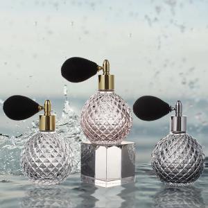 Quality 100ml Glass Cosmetic Containers Design Airbag Glass Perfume Spray Bottle wholesale