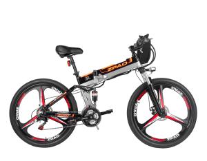 Quality 21 Speed Full Suspension Long Range Folding Electric Bike 26 Inch With Double Battery wholesale