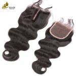 Wholesale Good Quality Brazilian Virgin Body Wave Human Hair 4*4 Lace Closure