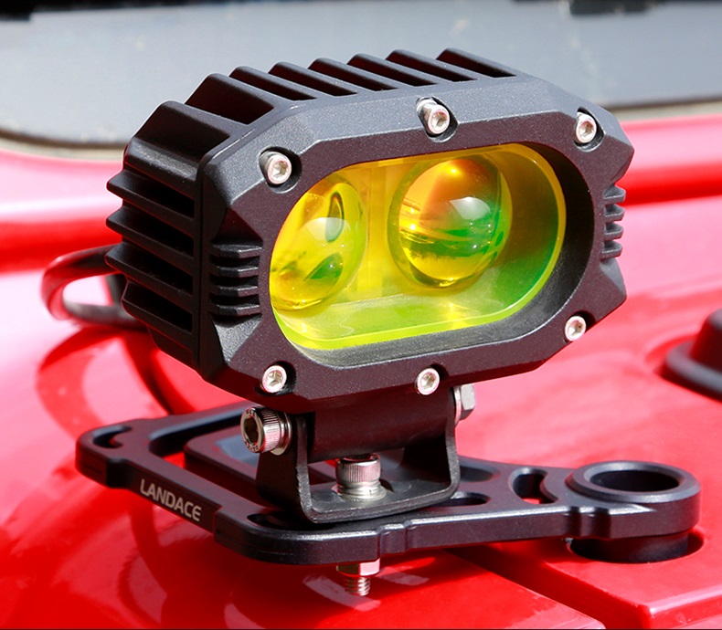 Lightweight Black Powder Coated Car Mounting Bracket for 2018- Jeep Wrangler 0.2kg