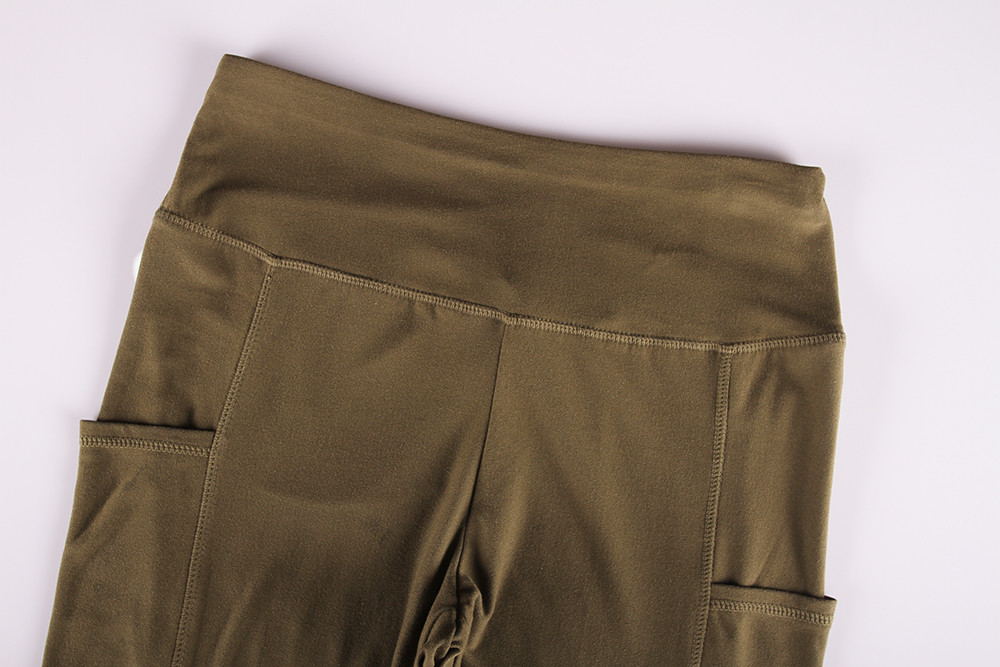 7 Colors 92% Polyester 8% Spandex Woman Yoga Pants For Autumn