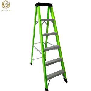 Quality Herringbone FRP Aluminium Telescopic Ladder With Pulley Insulated wholesale