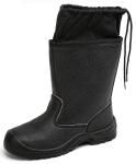 Kevlar Midsole Safety Shoes Cowhide Genuine Leather Work Boots with Steel Toe