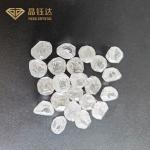 3.0-4.0 Carat Lab Grown Rough Diamonds Synthetic Big Size White HPHT Diamond