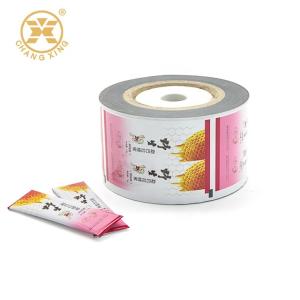 Quality Automatic Plastic 10g 20g Food Packaging Film Roll For Honey Sauce Sachet wholesale