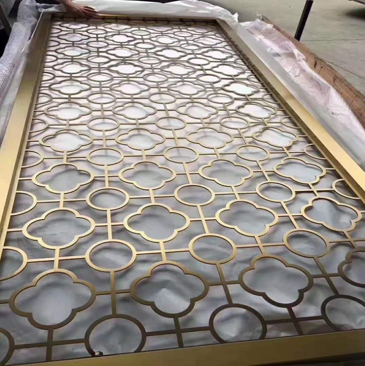 Multi-Functional Stainless Steel Room Divider Partition Wall Decoration Background Panel