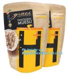 slider zipper flat bottom pet food bag, 5kg large quad seal pouch,flat bottom