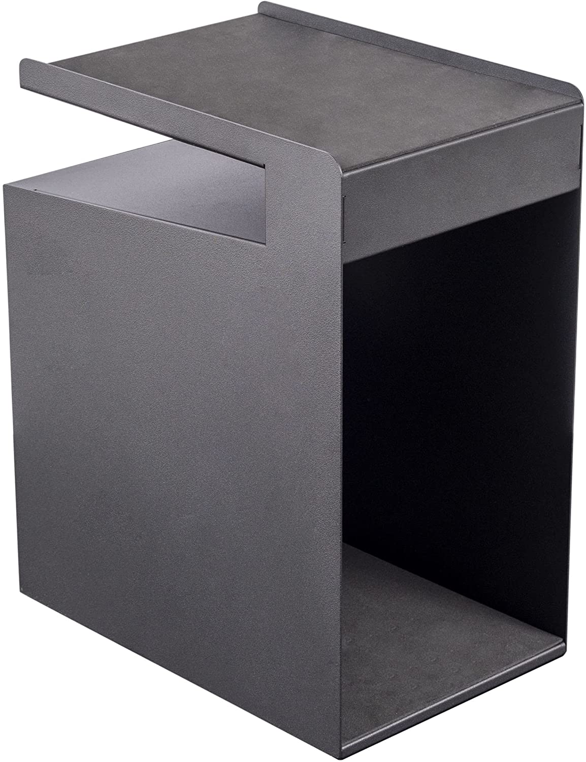 Black Hidden Solid Top Vertical Metal Hanging Underdesk Drawer Storage Organizer for Standing Desk