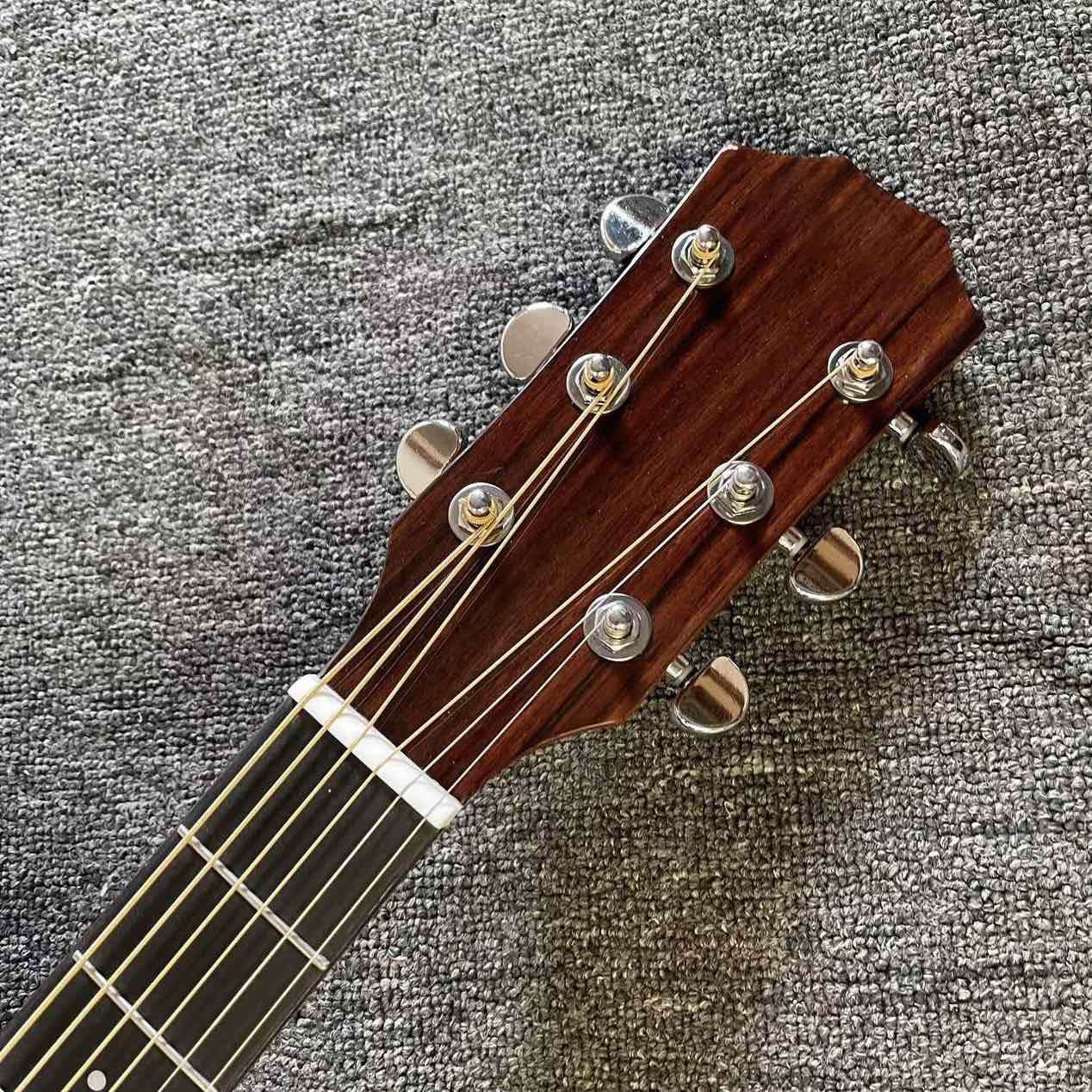 Custom 43 Inch KOA Wood Jumbo Acoustic Guitar with BB Band Electronic