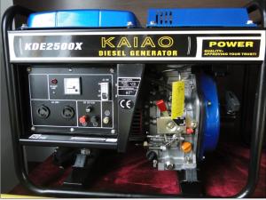 Quality Professional Open Frame 2kva Diesel Generator 3000rpm For Oil Field / Factory wholesale
