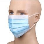 3 Ply Non-Woven Fabric Face Mask Disposable Blue medical Mask
