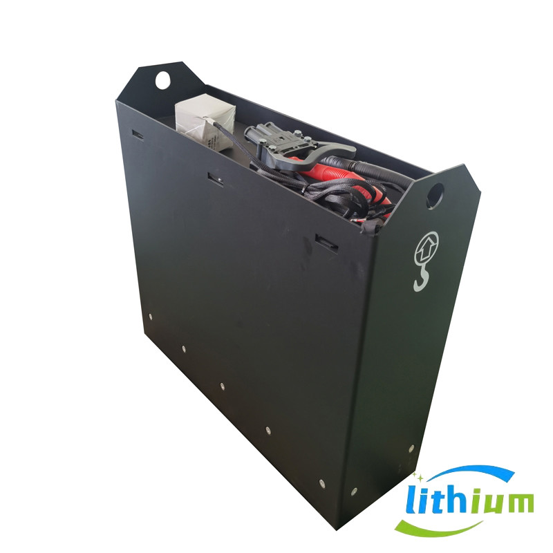 25.6V Lithium Ion Forklift Battery 202Ah Black Electric Forklift Battery