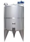 SUS 304 Milk Storage Tank , Stainless Steel Mixing Tank For Dairy Products