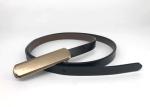 Adjustable Skinny Slim 1.4cm Womens Genuine Leather Belt