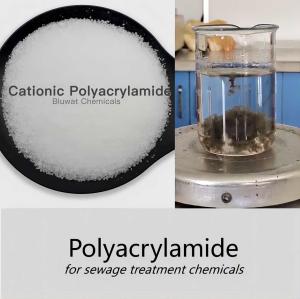 Quality Chemicals Cationic Polyelectrolyte Flocculants Sludge Dewatering Sewage Treatment wholesale