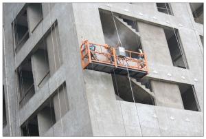Quality Galvanzied steel ZLP630 suspended rope platform in India for building cleaning wholesale