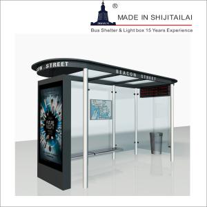 Quality Outdoor Advertising 3m Cable IP65 Bus Stop Shelter wholesale