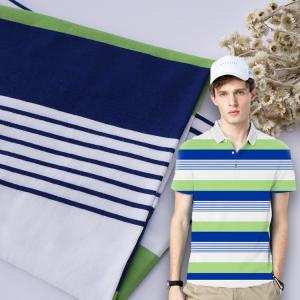 Quality Soft And Comfortable Easy To Care Hygroscopic Striped Knit Fabric For Casual Wear wholesale