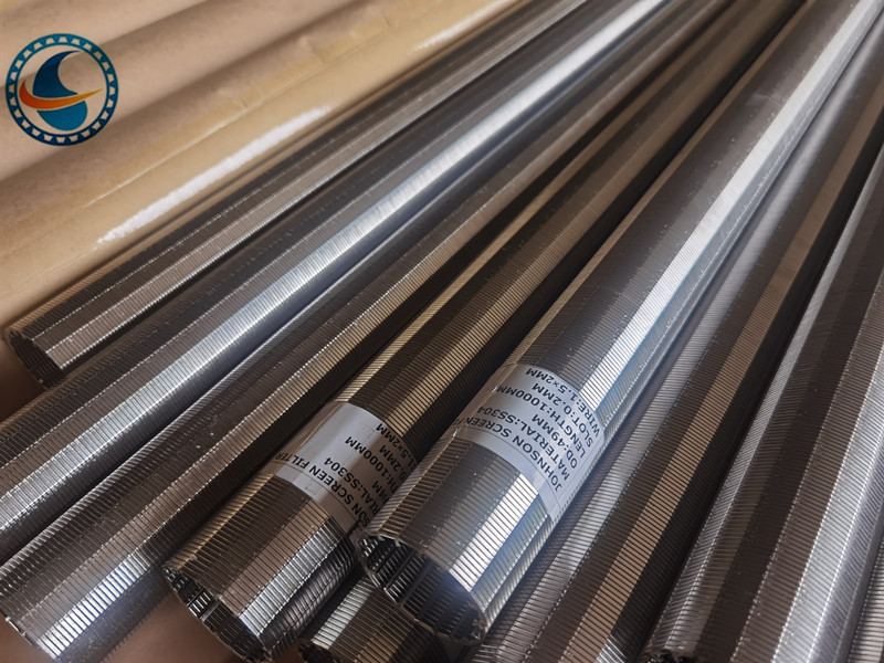 Large Filters Wedge Wire Screen Tube In Coffee Industry